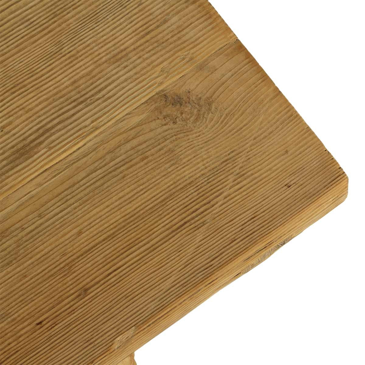 Natural Finish Weathered Solid Wood Long Table