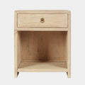 Open Shelf Bedside Cabinet With A Single Drawer