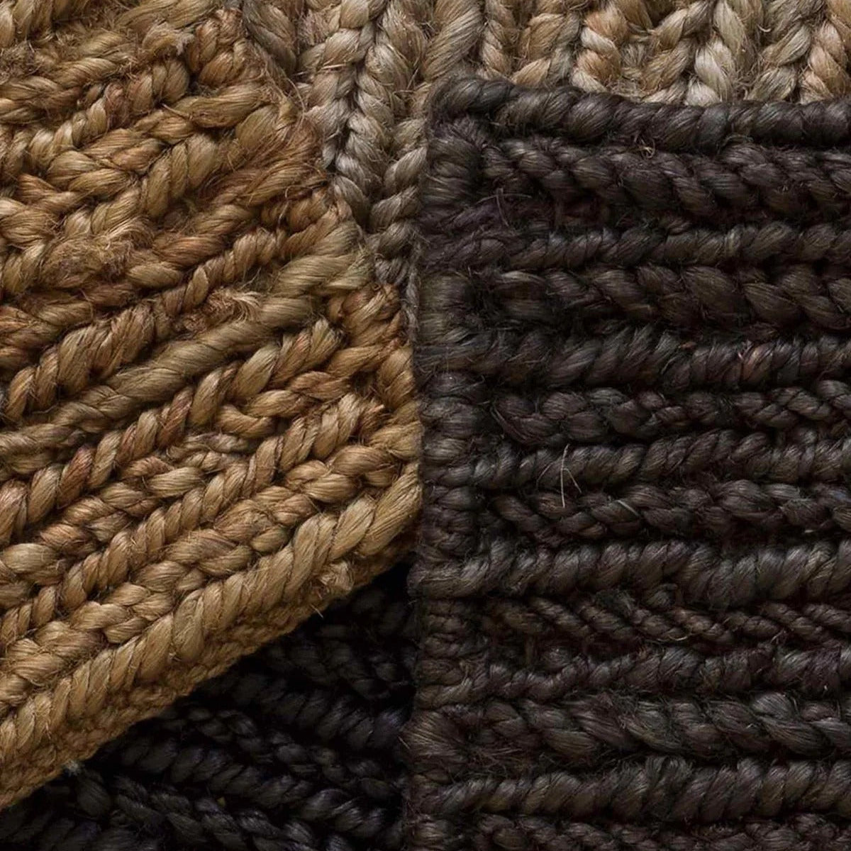 Thickened Natural Jute Runner Rug